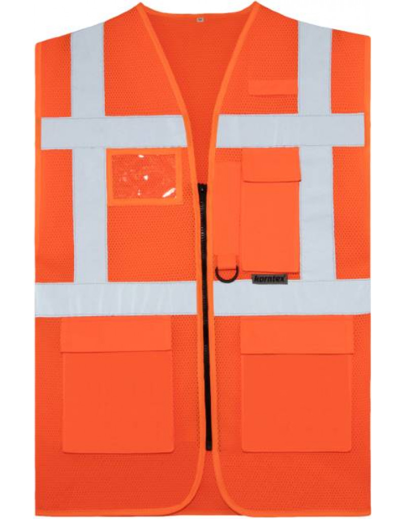 Vestă de lucru multifuncțională din plasă